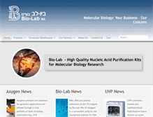 Tablet Screenshot of biolab-biology.com